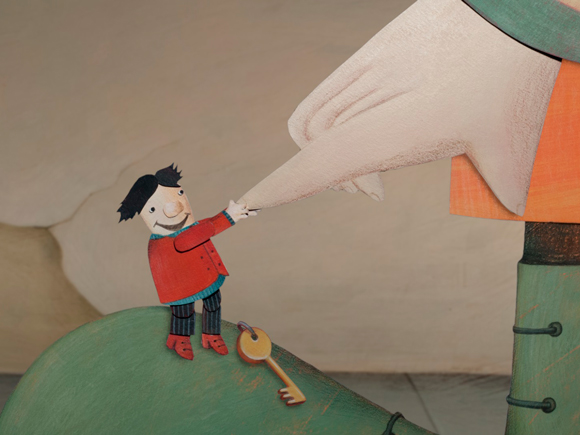 Le Petit Bonhomme de poche de Ana Chubinidze, au programme de Maternelle au cinéma, utilise la technique du stopmotion